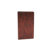 Визитница на 160 карточек коричневая (20066-104350-101) на кольцах