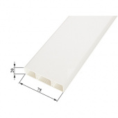 Кабель-канал 75x20 (в упаковке 22м) Саянский пластик 075001S