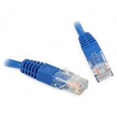 Кабель Patch Cord RJ45, UTP, Cat-5e, PVC, 2m, синий