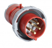 Вилка кабельная IP67 3P+N+T 380V 63A 03653