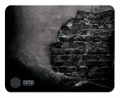 Коврик для мыши Cactus CS-MP-DWM Brick Wall (средний, 300x250x3мм, черный)