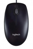 Мышь Logitech M90 опт. 1000dpi, USB, black/grey (910-001793)