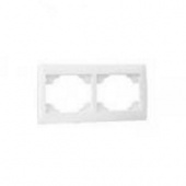 Рамка двойная, горизонтальная, белая Efapel 70921