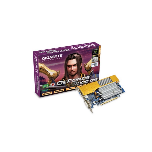 Купить Видеокарта Gigabyte PCI-E NV GV-NX73G256D-RH GF7300GS 256Mb
