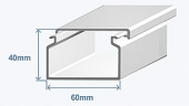 Кабель-канал 60х40 (в упаковке 32м) Efapel 13030