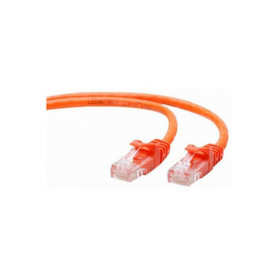 Кабель Patch Cord RJ45, UTP, Cat-5e, PVC, 2m, оранжевый Gembird PP12-2M O