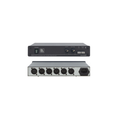 Усилитель-распределитель Kramer VM-5AD звуковых симметричных моносигналов 1:5 или несимметричных сте