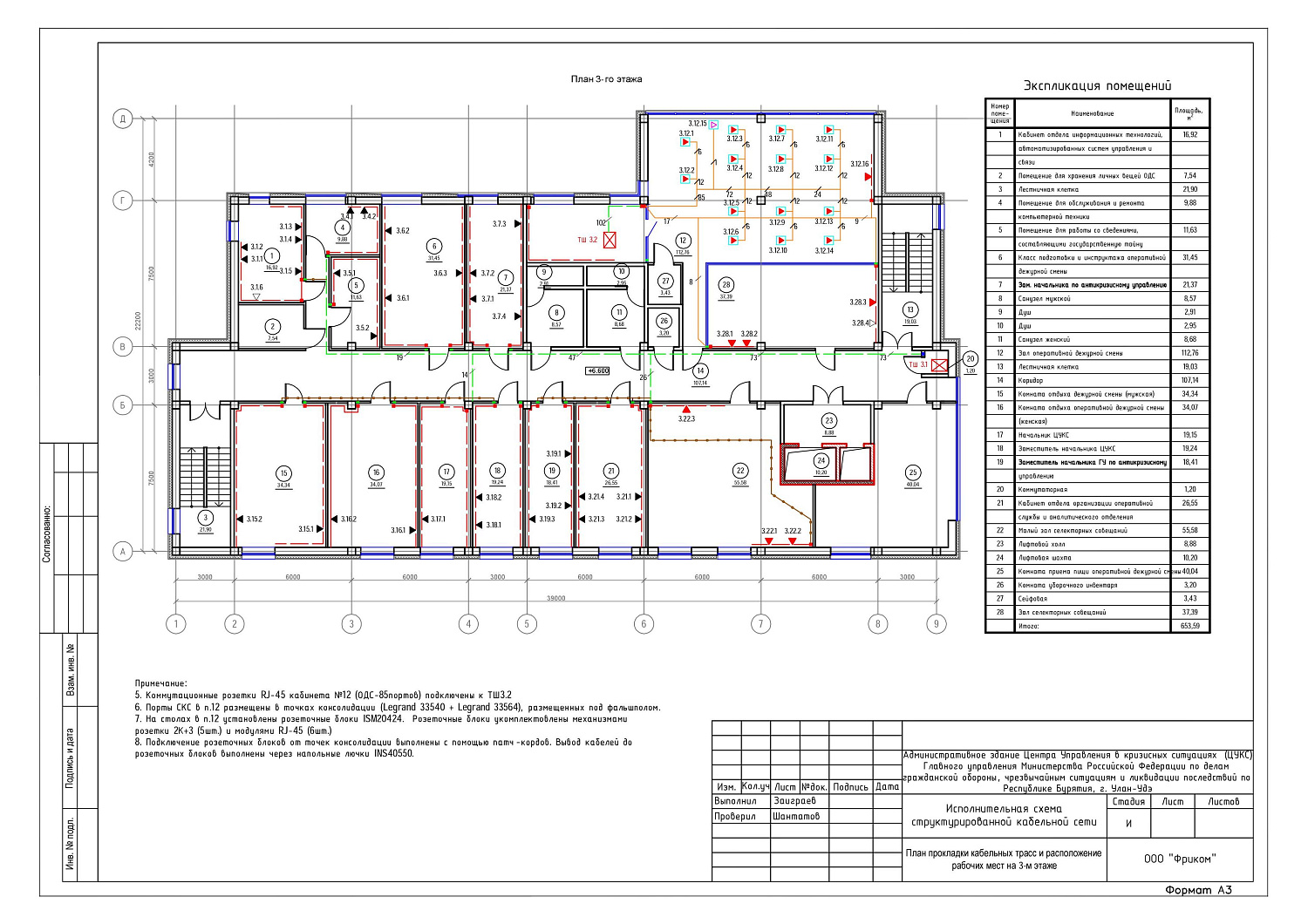  Проектная документация для Центра управления в кризисных ситуациях ГУ МЧС России по Бурятии