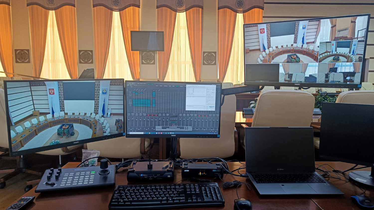 Модернизация программно-технического комплекса  конференц-зала Правительства РБ 