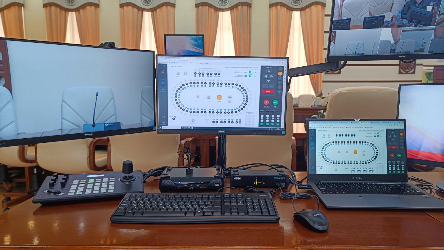 Модернизация программно-технического комплекса  конференц-зала Правительства РБ 