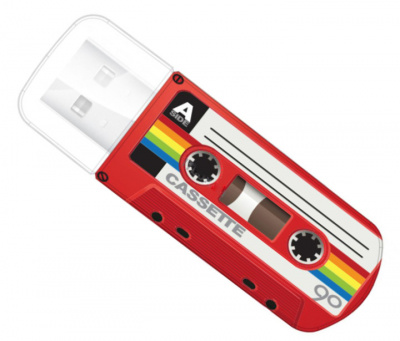 Флэшка 32Gb USB 2.0 Verbatim Mini Cassette Edition 49392