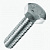 Болт полная резьба M10x25, цинк DIN933 класс прочности 8,8