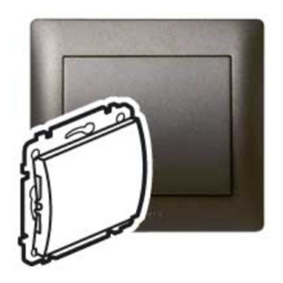 Заглушка с лицевой панелью, цвет Dark Bronze Legrand 771278