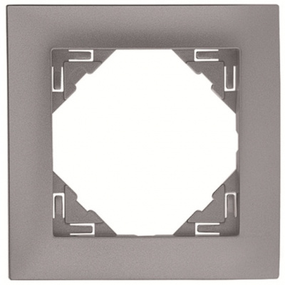 Рамка одиночная, серый графит Efapel 90910 TIS
