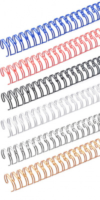 Металлическая пружина для переплета