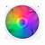 Вентилятор 1STPLAYER F1 White / 120mm, LED 5-color, 1000rpm, 3pin / F1-WH / bulk