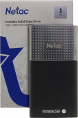 Внешний накопитель SSD Netac Z9 1TB USB 3.2 Gen 2 Type-C NT01Z9-001T-32BK