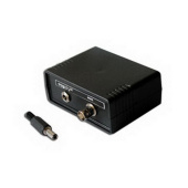 Усилитель-распределитель видеосигнала на 2 канала, =9-20В/25 мА, полоса пропускания 30 Мгц, к/у 0,5-