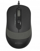 Мышь A4Tech Fstyler FM10 оптическая (1600dpi) USB (4but), черно/серая