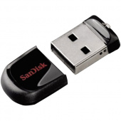 Флэшка 16Gb USB 2.0 SanDisk Cruzer Fit SDCZ33-016G-G35, черная