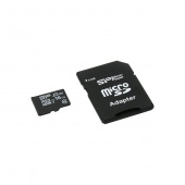 Карта памяти microSD 16Gb Silicon Power Class 10 SP016GBSTHBU1V10-SP + адаптер