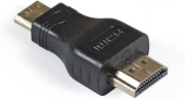 Переходник HDMI - miniHDMI, 19F/19M, позолоченные контакты, Exegate EX-HDMI-FMC
