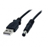Кабель USB 2.0 Gembird AM/DC 3,5мм, 1,8м, экранированный, черный (CC-USB-AMP35-6)
