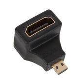 Переходник HDMI-microHDMI Cablexpert  A-HDMI-FDML, 19F/19M, угловой