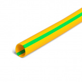 Трубка термоусаживаемая ТНТнг-LS 16/8 жёлто-зелёная (в отрезках по 1м) КВТ 72437