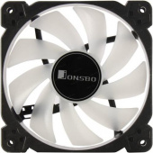 Вентилятор JONSBO FR-502 120х120х25мм (60шт/кор, RGB подстветка, 3 pin) Retail