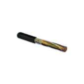 Кабель UTP кат. 3, 25 пар, одножильный (solid), внешний, UV PE, -40°C – +50°C, черный Hyperline UUTP
