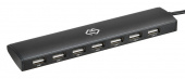 USB-Hub Digma HUB-7U2.0-UC-B USB-C на 7 портов, черный