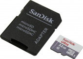 Карта памяти microSD 32Gb Sandisk Class10 SDSQUNR-032G-GN3MA Ultra UHS-I 100MB/s + adapter