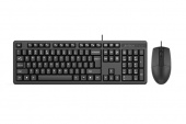 Клавиатура + мышь A4Tech KK-3330S клав:черный мышь:черный USB KK-3330S USB