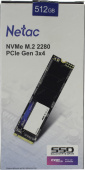 Накопитель SSD Netac PCI-E x4 512Gb NT01N930E-512G-E4X N930E Pro M.2 2280 (R2080MB/s / W1700MB/s, 30