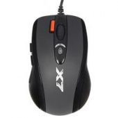 Мышь A4Tech XL-750MK (лазерная, 3600dpi, 4 кнопки, USB, черная)
