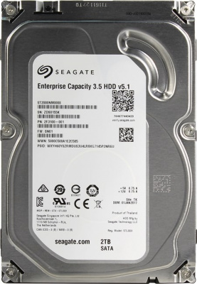 Жесткий диск S-ATA III 2Tb 7200, 128Mb, ST2000NM0008, Seagate Enterprise Capacity