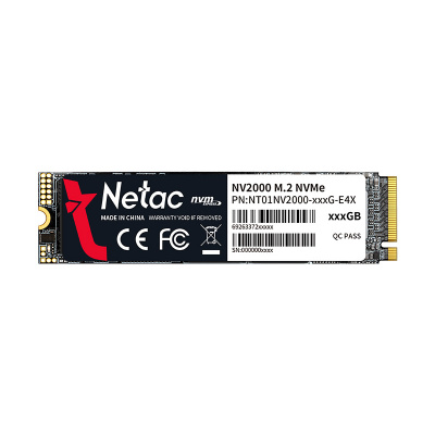 Накопитель SSD Netac PCI-E x4 512Gb NT01NV2000-512-E4X NV2000 M.2 2280 (R2500MB/s / W1950MB/s, 300 T