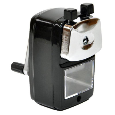 Точилка YF9116 (металл,1 отв,d8мм) (черная)