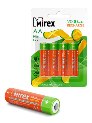 Аккумулятор Mirex HR6 4