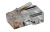 Коннектор RJ-45 (8P8C) Hyperline PLUG-8P8C-U-C5 под витую пару, категория 5, универсальный (для одно