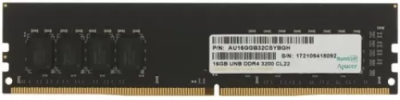 Память DDR4 16Gb 3200MHz Apacer AU16GGB32CSBBGH