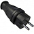 Вилка кабельная 16A 2P+PE 220В IP44 Lezard 106-0400-0105 105