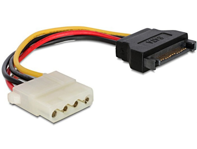 Кабель питания SATA Cablexpert CC-SATA-PS-M 15см, sata/molex 4pin 15pin