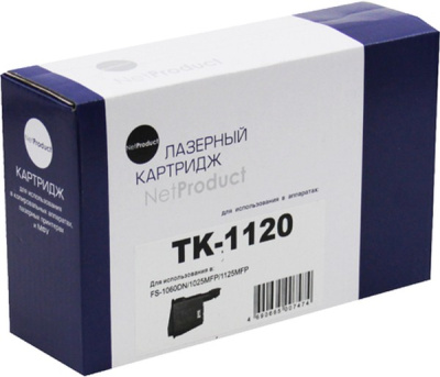 Картридж NetProduct TK-1120 для Kyocera FS-1060DN/1025MFP/1125MFP, 3000 стр (N-TK-1120)